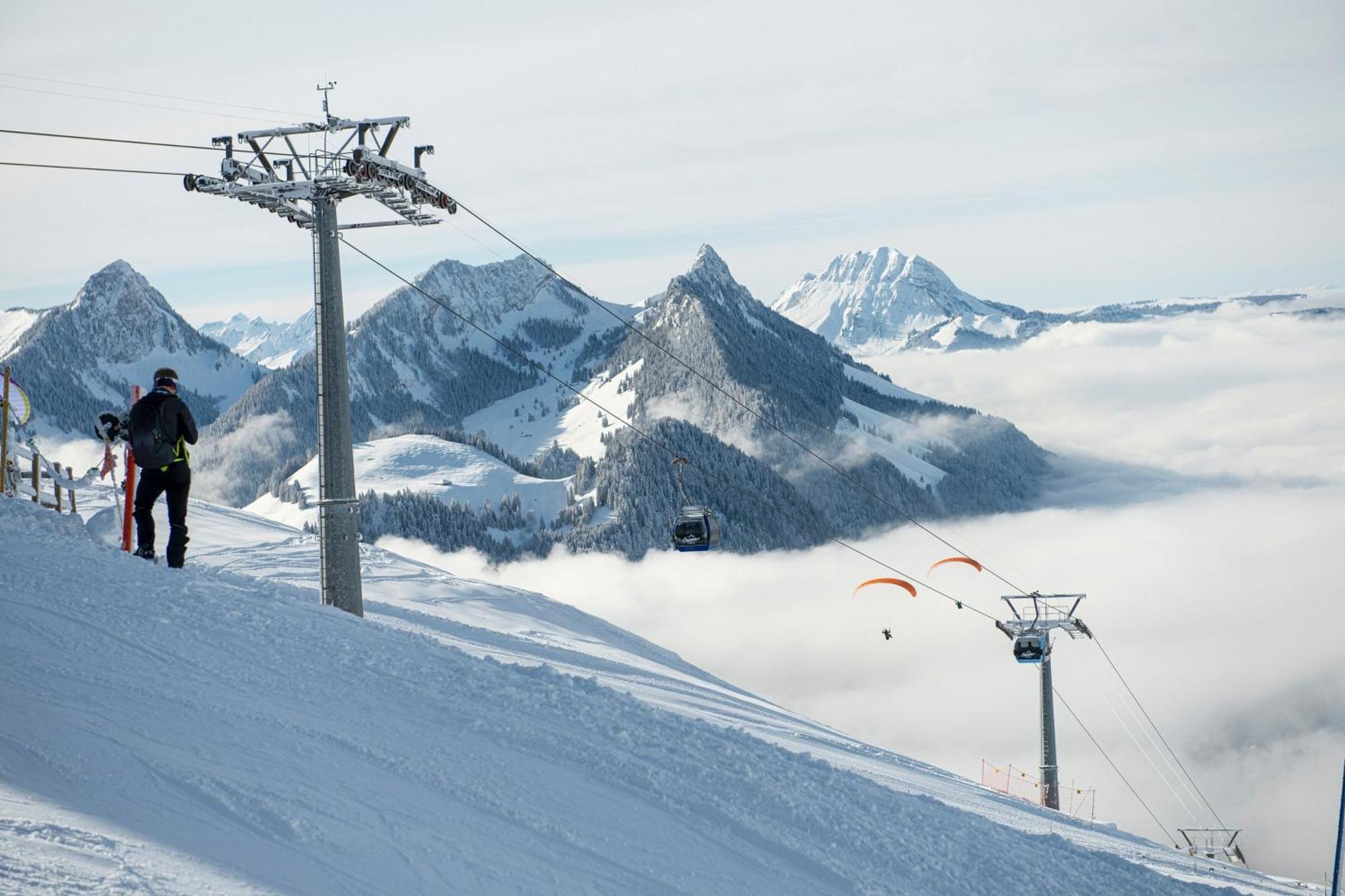 Residence Le Sapin & Bains De La Gruyere Charmey Zewnętrze zdjęcie