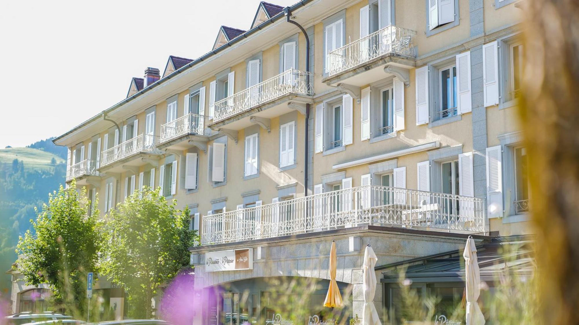 Residence Le Sapin & Bains De La Gruyere Charmey Zewnętrze zdjęcie