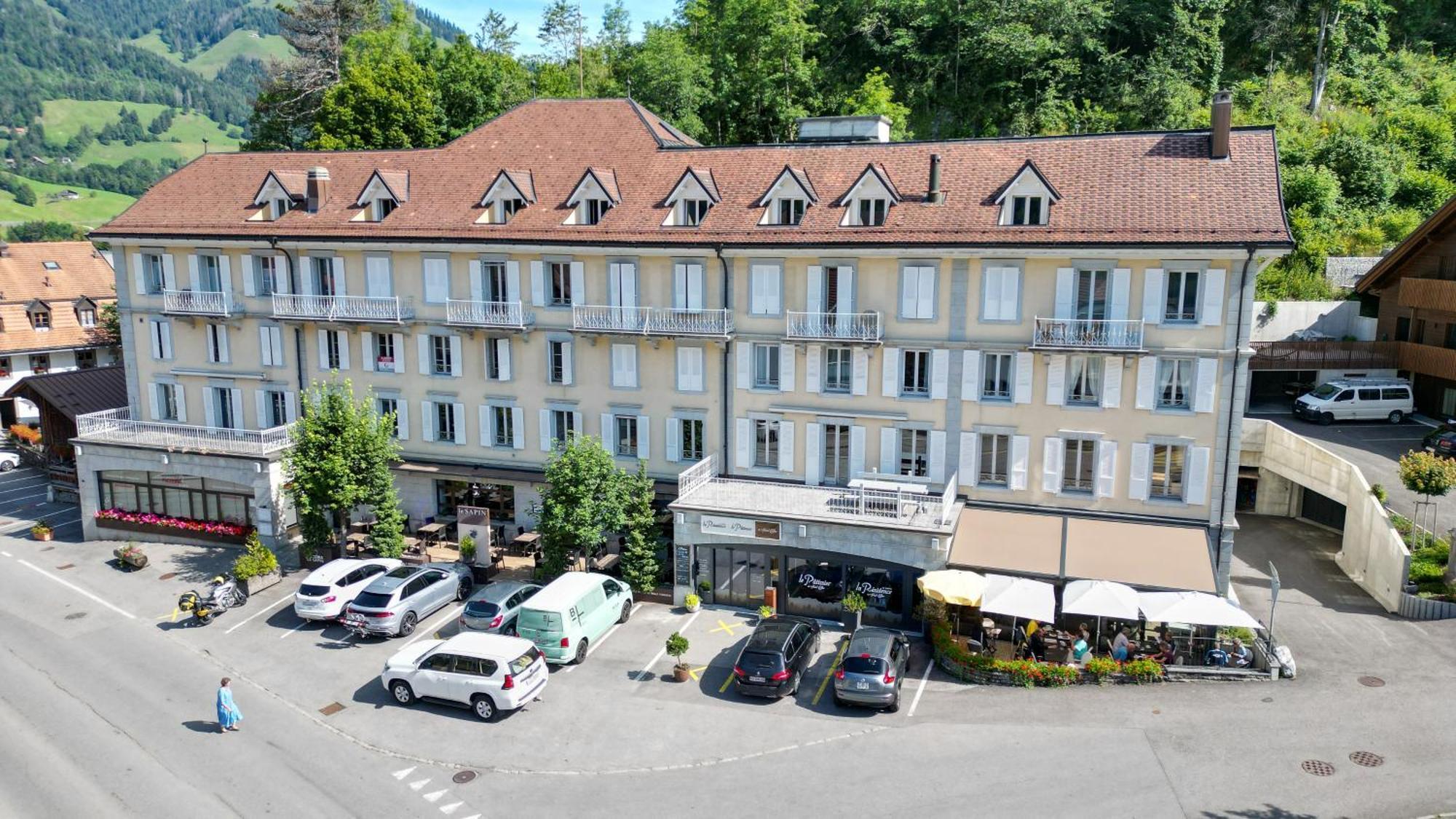 Residence Le Sapin & Bains De La Gruyere Charmey Zewnętrze zdjęcie